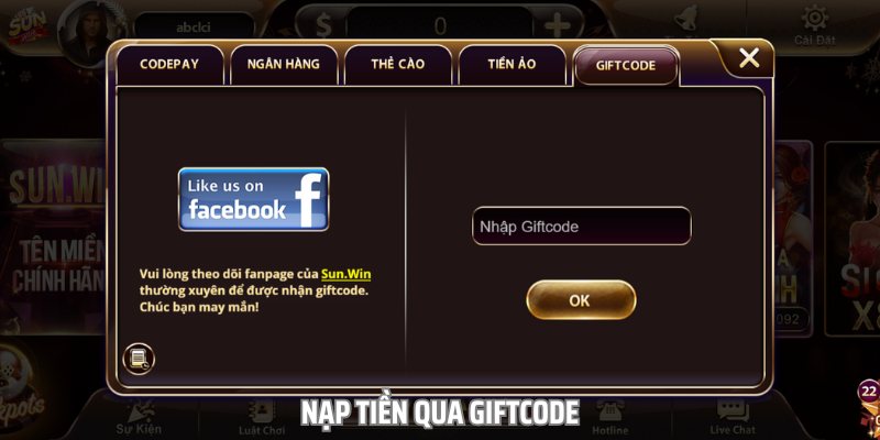 Giftcode cũng là sự lựa chọn thú vị của nhiều game thủ tại Sunwin